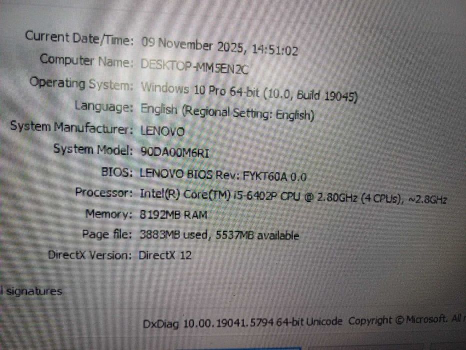 Unitate (calculator) Intel i5