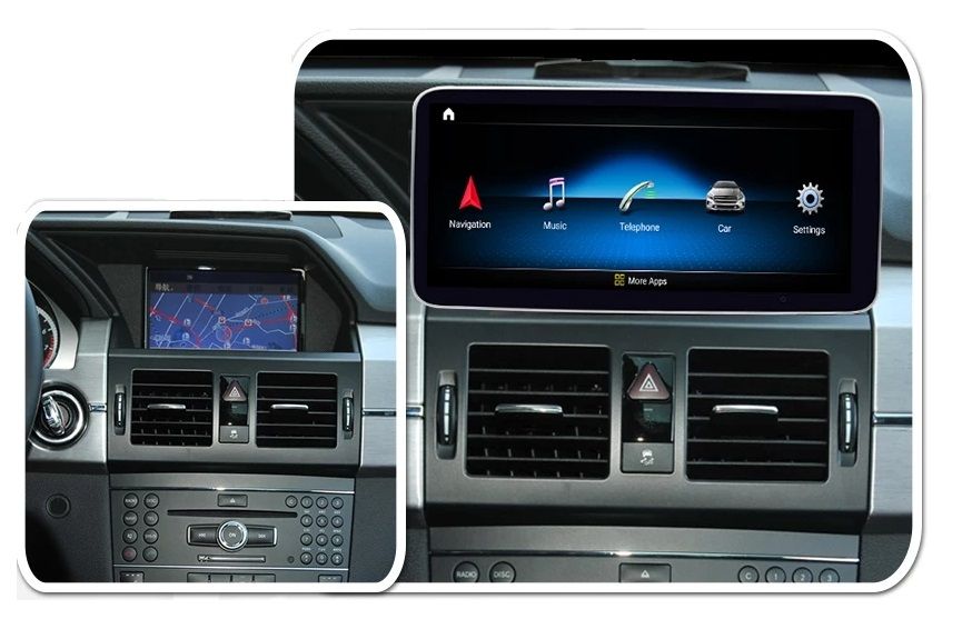 Navigatie Mercedes GLK X204 (2008 - 2015) 4GB Garantie Camera Cadou