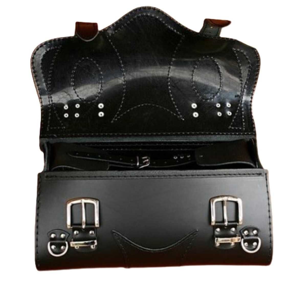Geanta/Topcase piele portbagaj moto Yamaha/Honda/Kawasaki/Suzuki/etc
