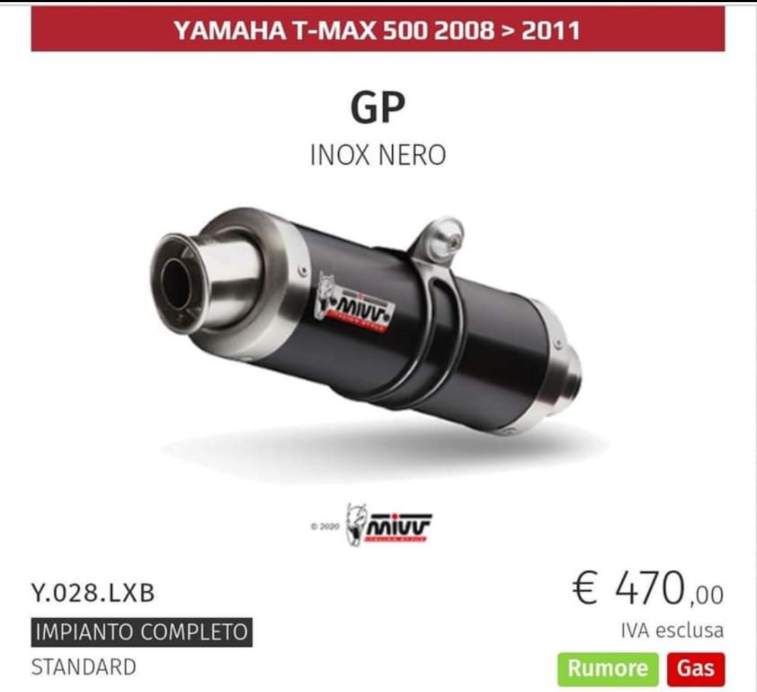 Yamaha tmax 500 full malossi