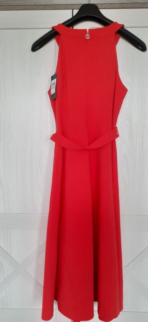 СРОЧНО! Шикарное оранжевое платье от Tommy Hilfiger, 42- 44 размер