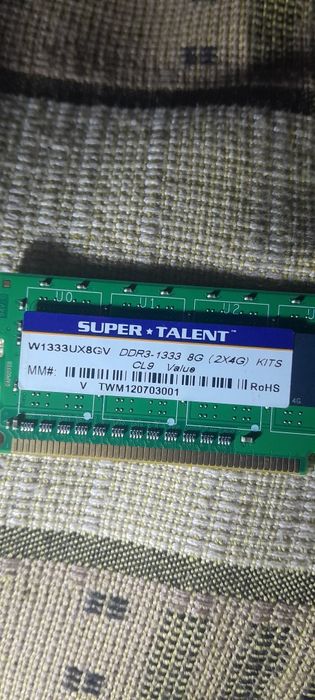 Память ОЗУ 2 штуки для компьютера ddr3 DDR 3 ddr 3 DDR3 8Gb 8 Gb 1333m