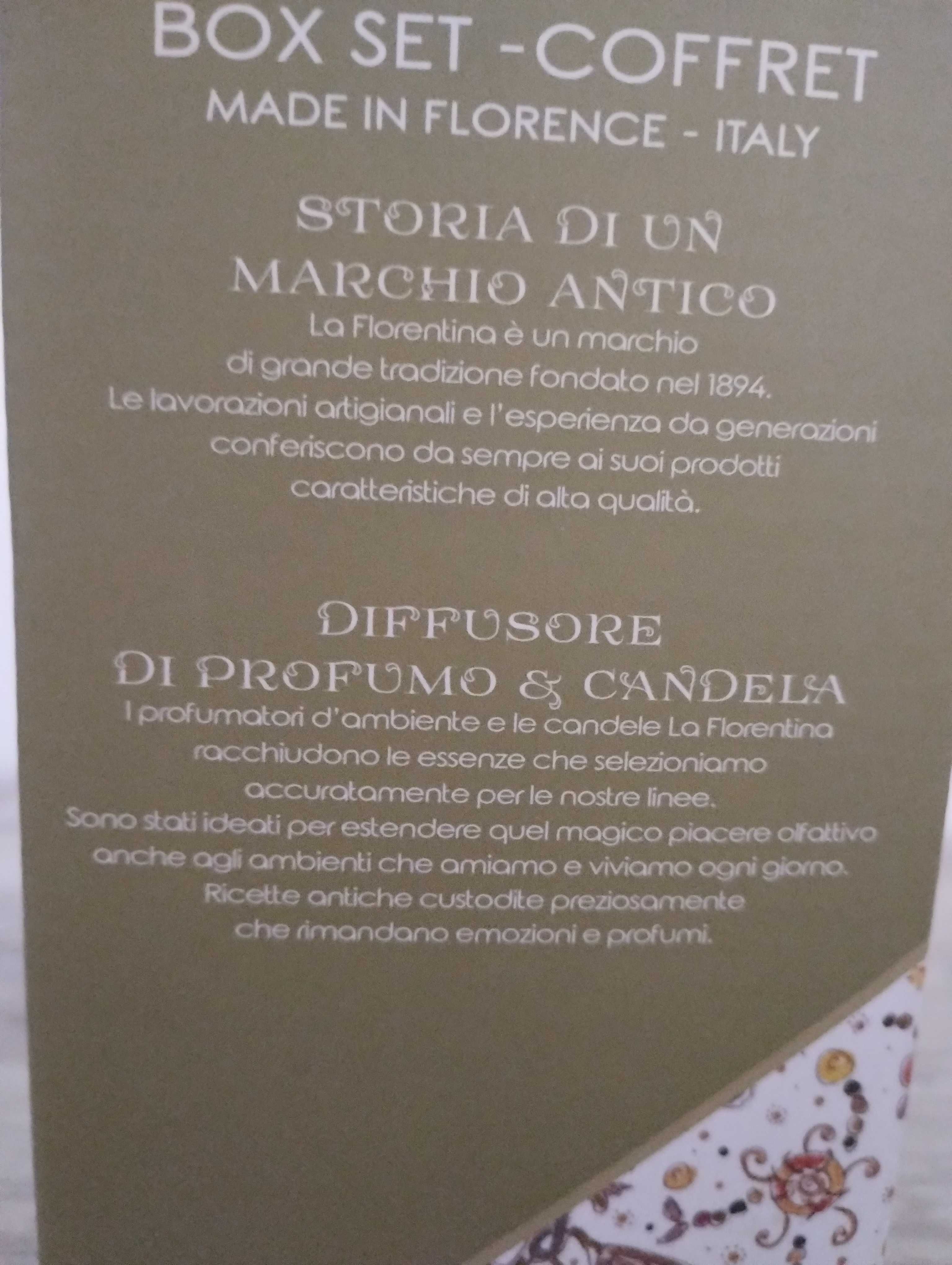 Set odorizant cameră și lumânare parfumată La Florentina