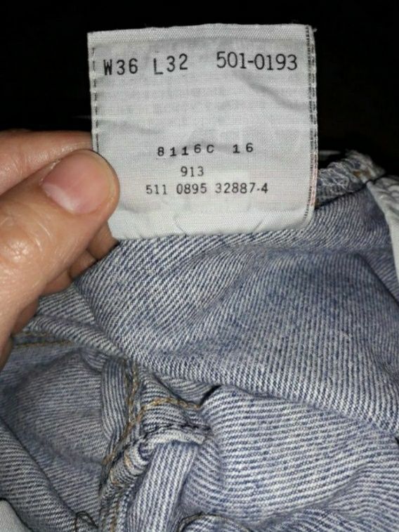 Мужские фирменные джинсы Levi's (США)