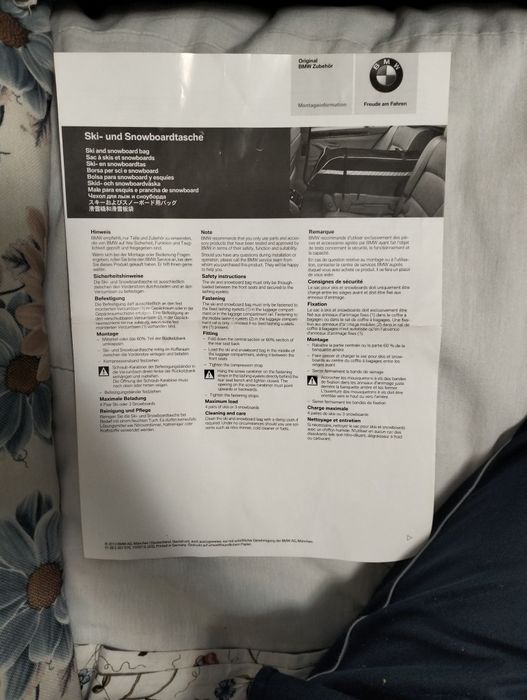 Geanta Sky și Snowboard BMW