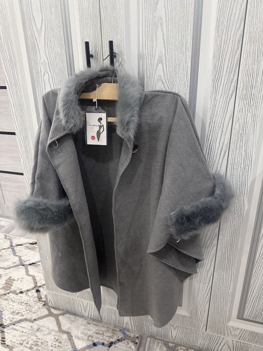 Панчо теплое новое размер XL