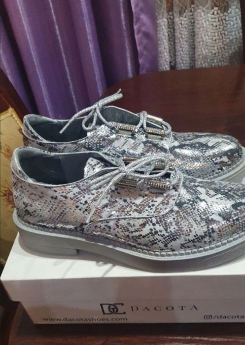 Мокасины женские из натуральной кожи, Турция, размер 39