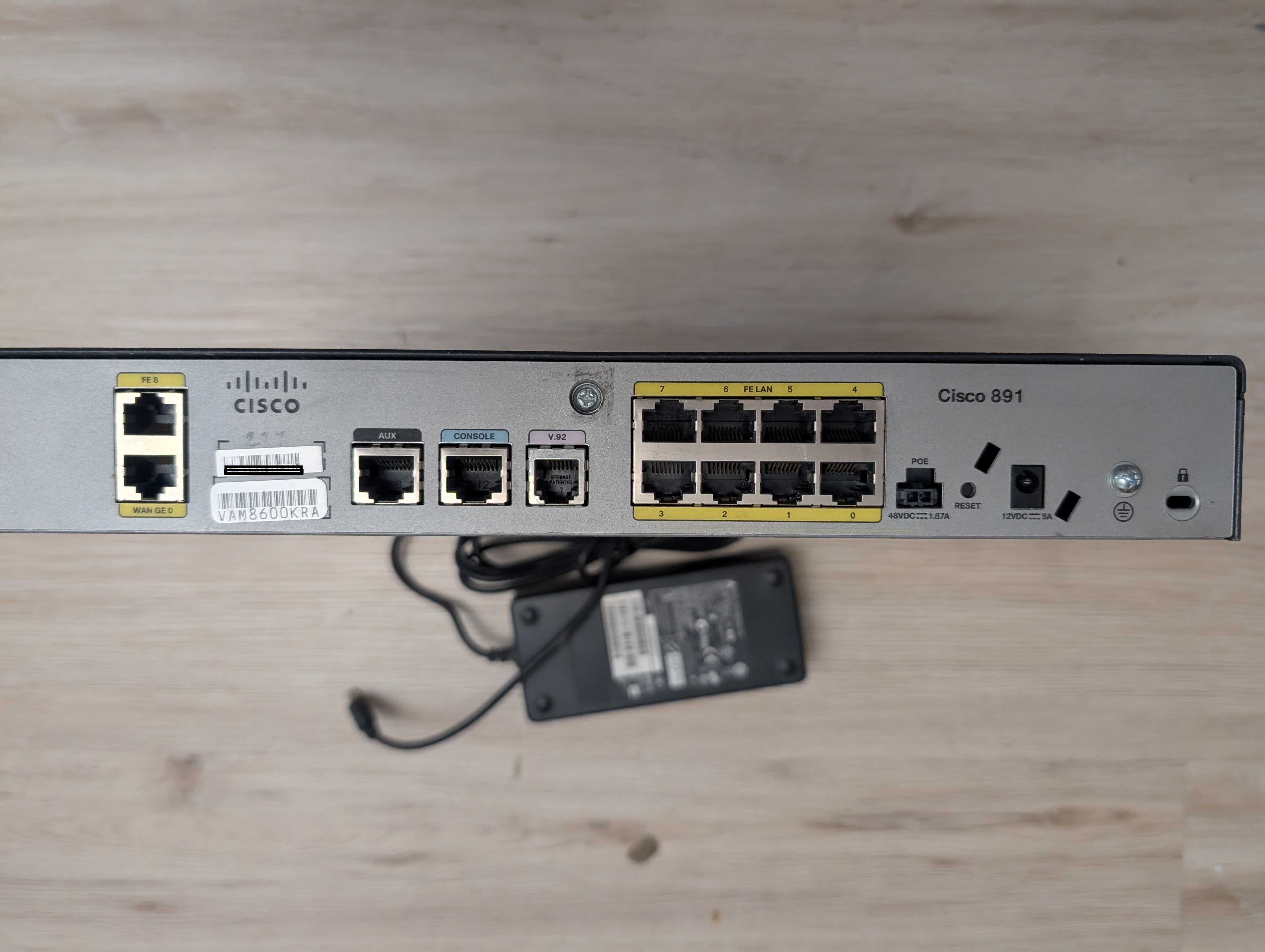 Маршрутизатор Cisco 891-K9