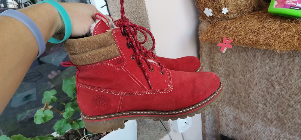 Дамски боти S. Oliver 39 н. Естествен велур