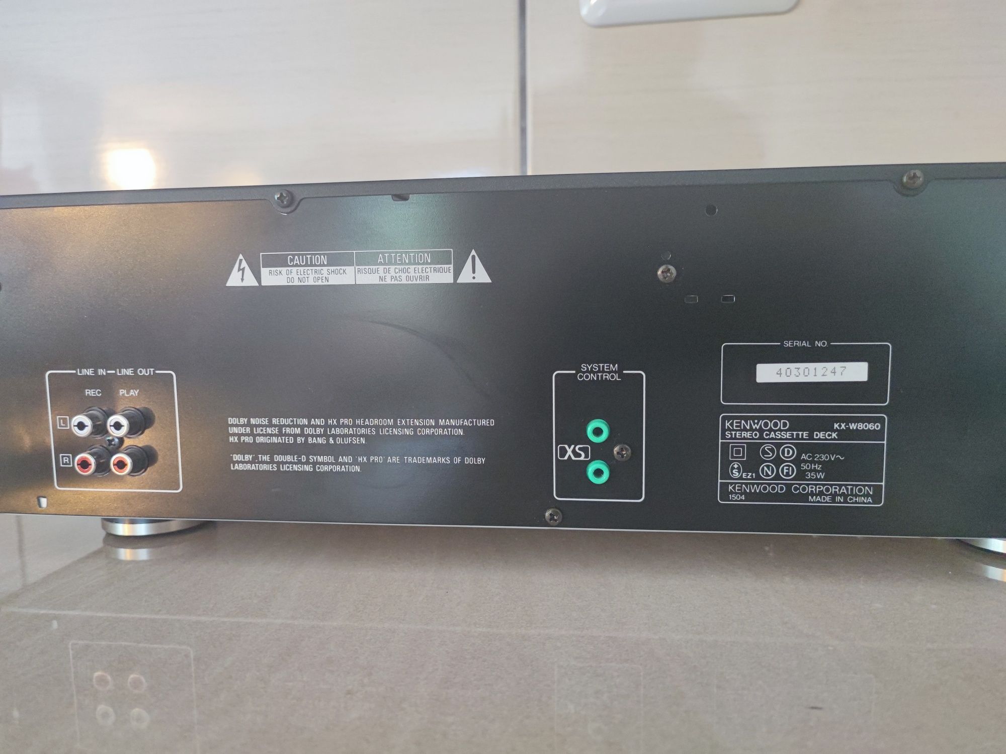 Deck Kenwood KX W8060 deck dublu recorder caseta tape auto reverse HX