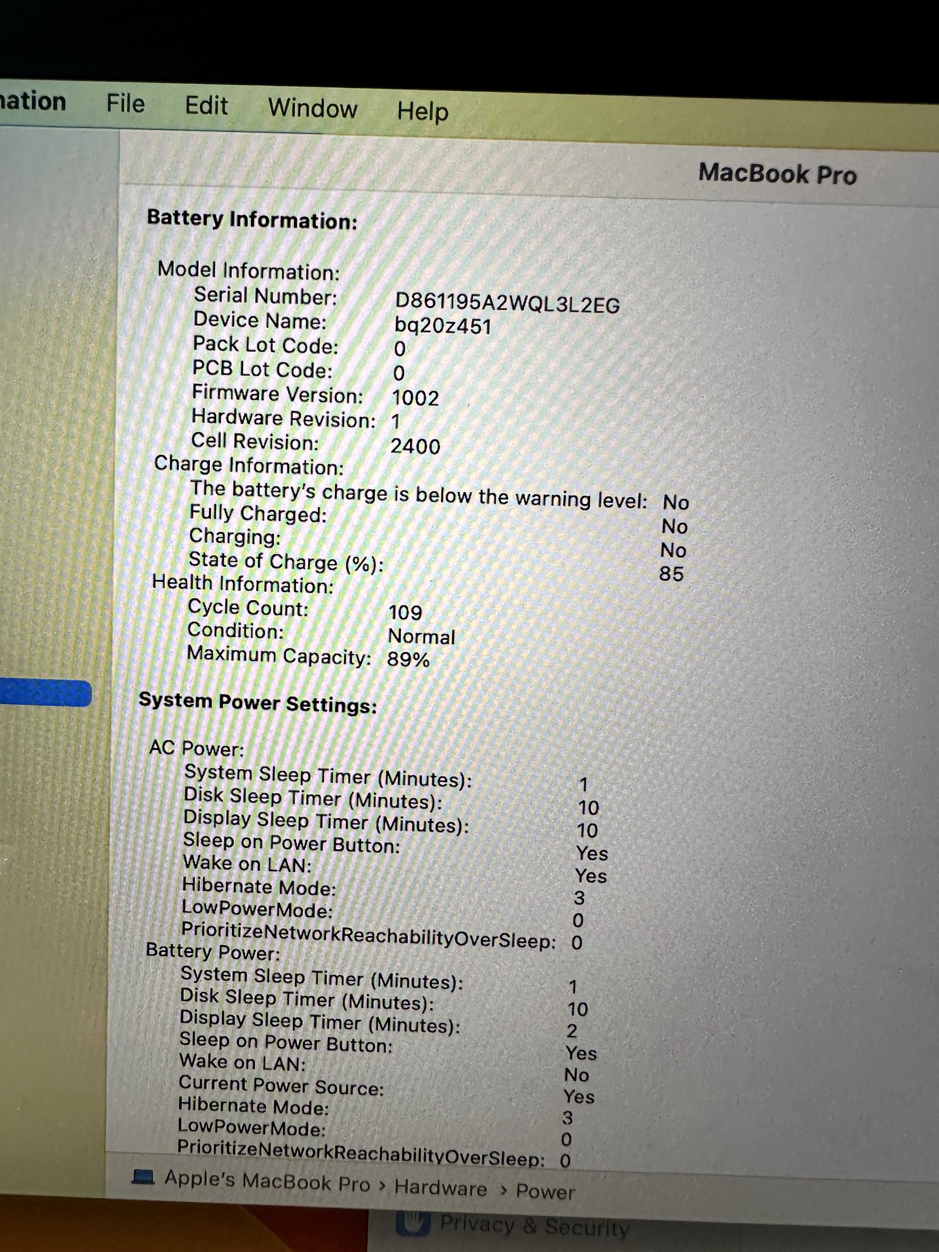 Macbook Pro 13" A2338 16GB 512 SSD