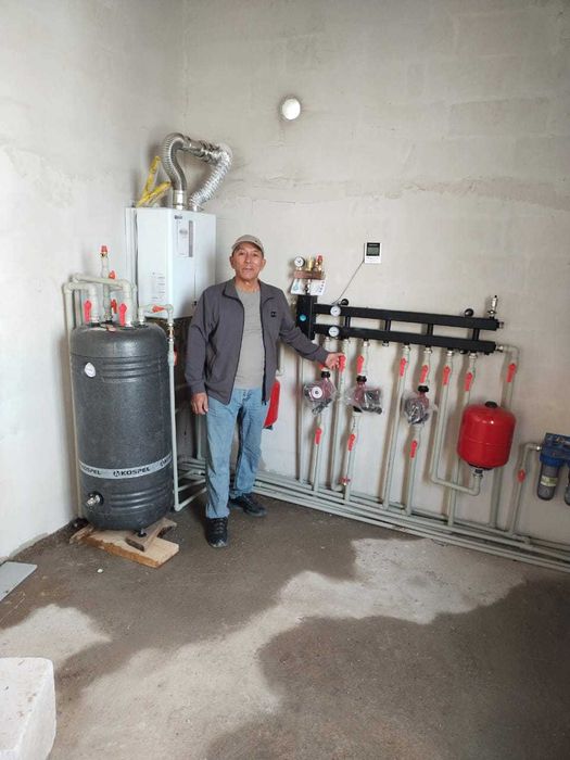 Отопление ,Теплый пол ,Сантехник, Устоновка Котлов, Сантехника