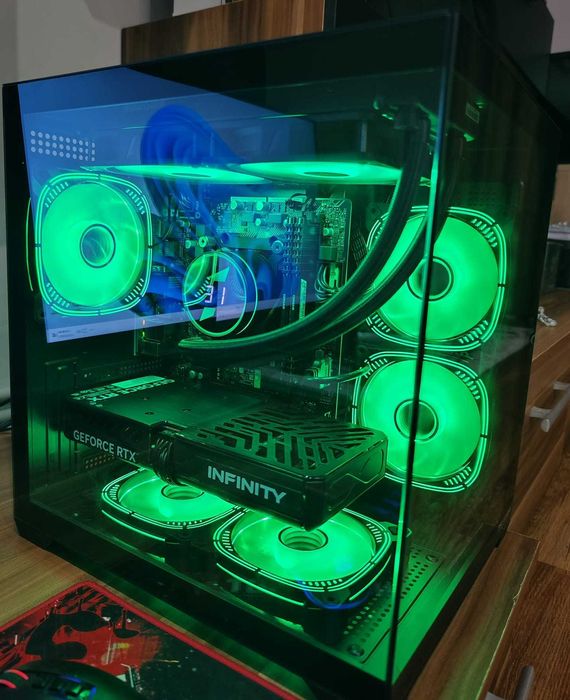 NOU!UNITATE PC Sistem GAMING Garantie,Ryzen 7 5700x,32gb DDR4, RTX5060