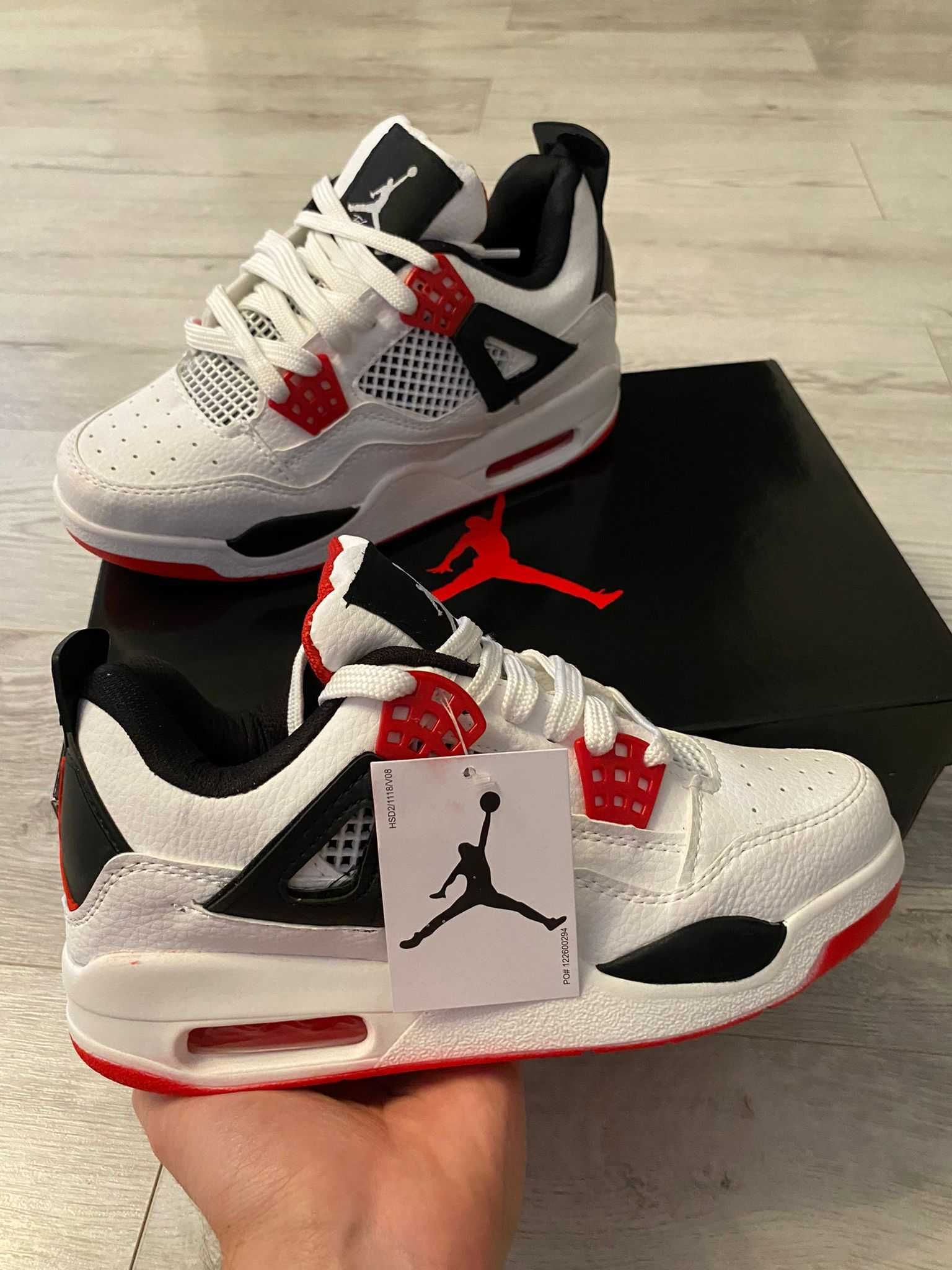 Jordan 4 Red Fire l Full Box l Marimi 36-45