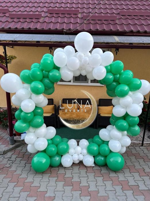 Aranjamente cu baloane / Fum greu cu gheață carbonică / Photo corner