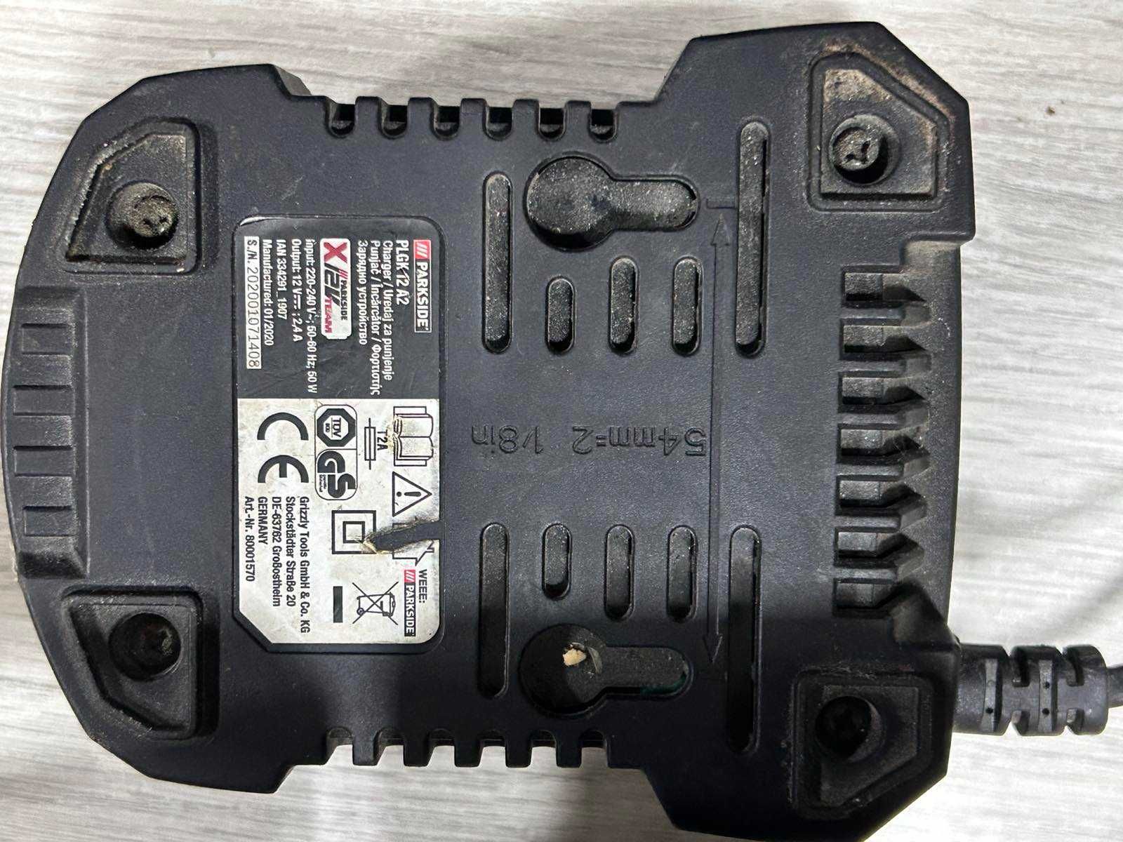 Винтоверт  Parkside Performance PBSPA 12 B2 с 3 батерии 4ah