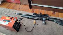 Въздушна пушка Kral Arms Big Max X-Fiber Carbon 6.35mm