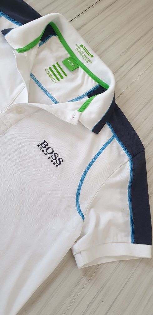 Hugo Boss Pique Stretch  UV Protection Slim Fit / L ОРИГИНАЛ! Мъжка