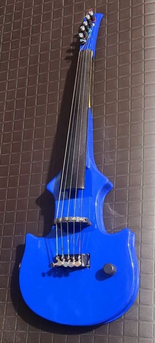 Vioara zeta 5corzii placa mare pe imbus chei