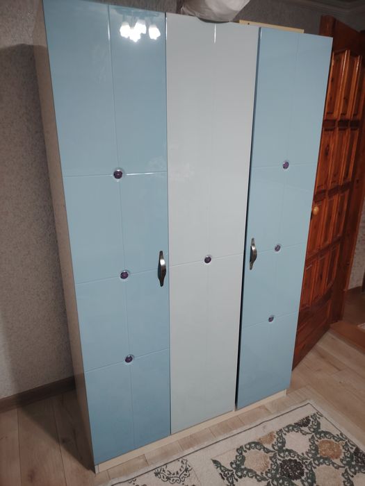 Шкаф, кровать и учебный стол