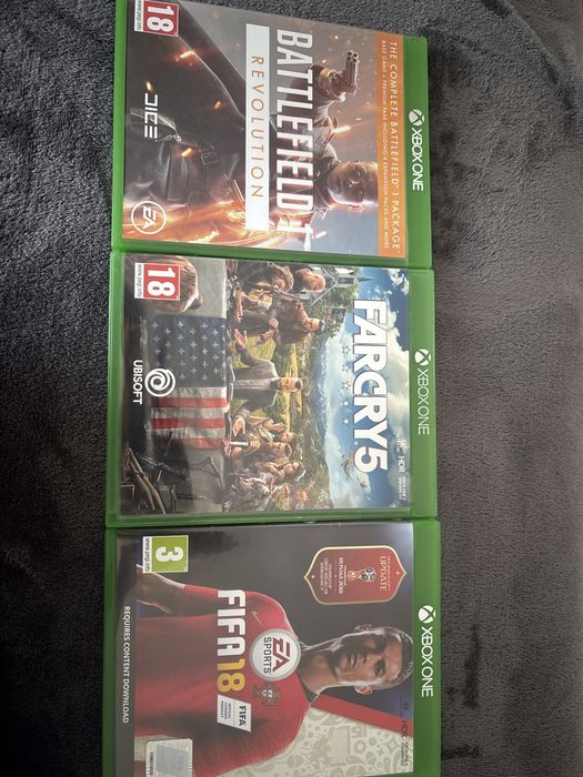 Jocuri xbox one (fifa 18, far cry 5, battlefield 1)