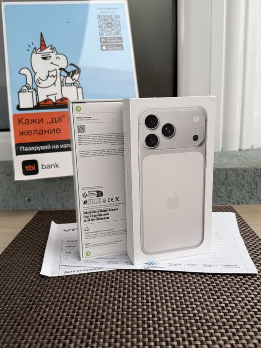 НОВ! 512Gb *ЛИЗИНГ* iPhone 17 Pro Max Cosmic Orange / Silver / 24М ГАР