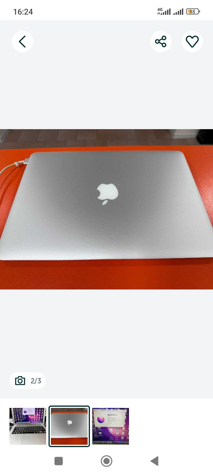 MacBook Air 8/256