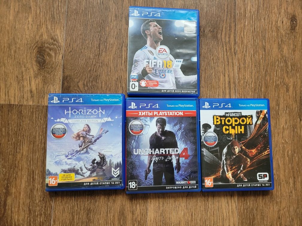 Игровые диски на Ps 4