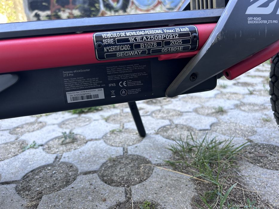 E scooter seegway zt3 pro