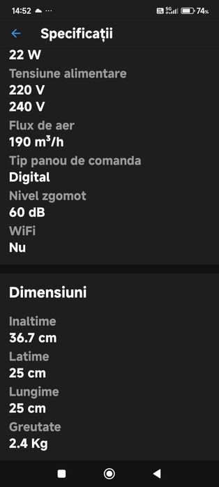 Purificator Aer Philips