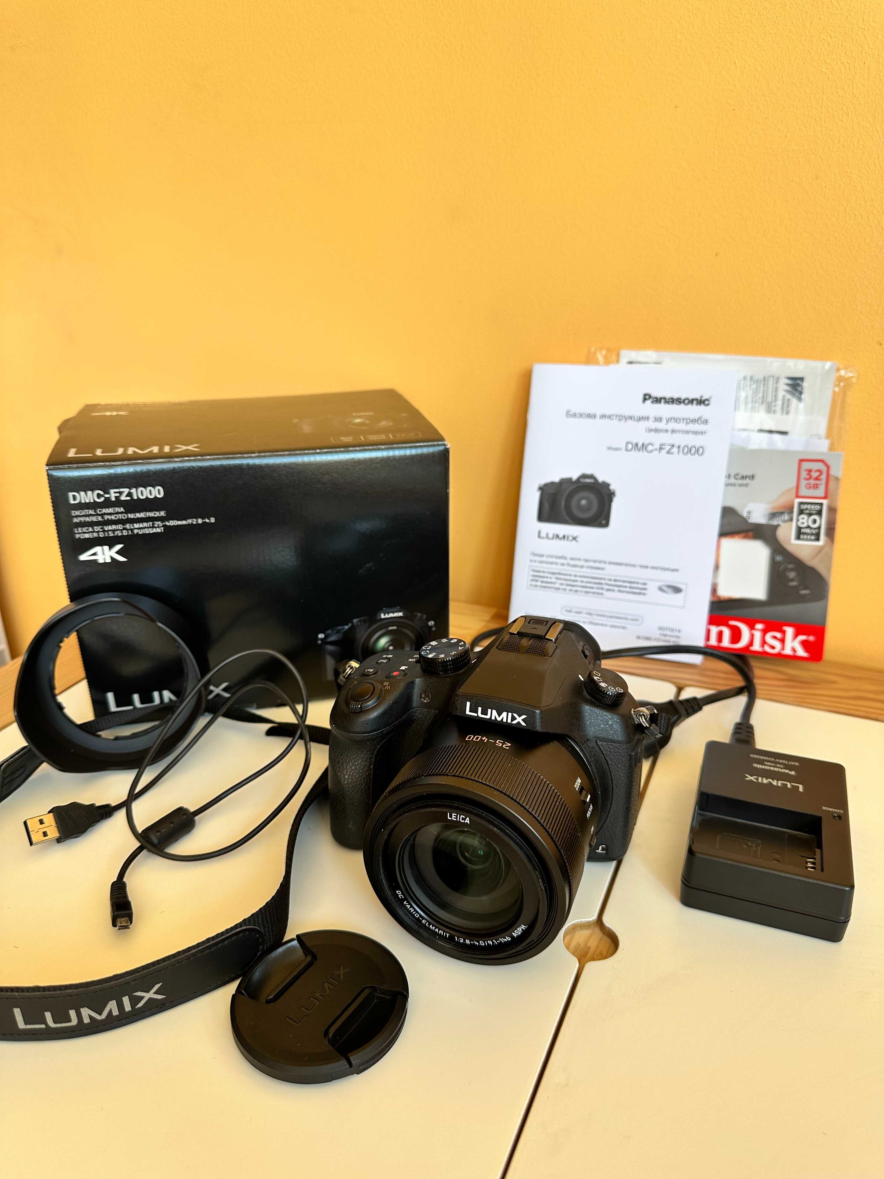 Panasonic lumix dmc-fz1000 без забележки.