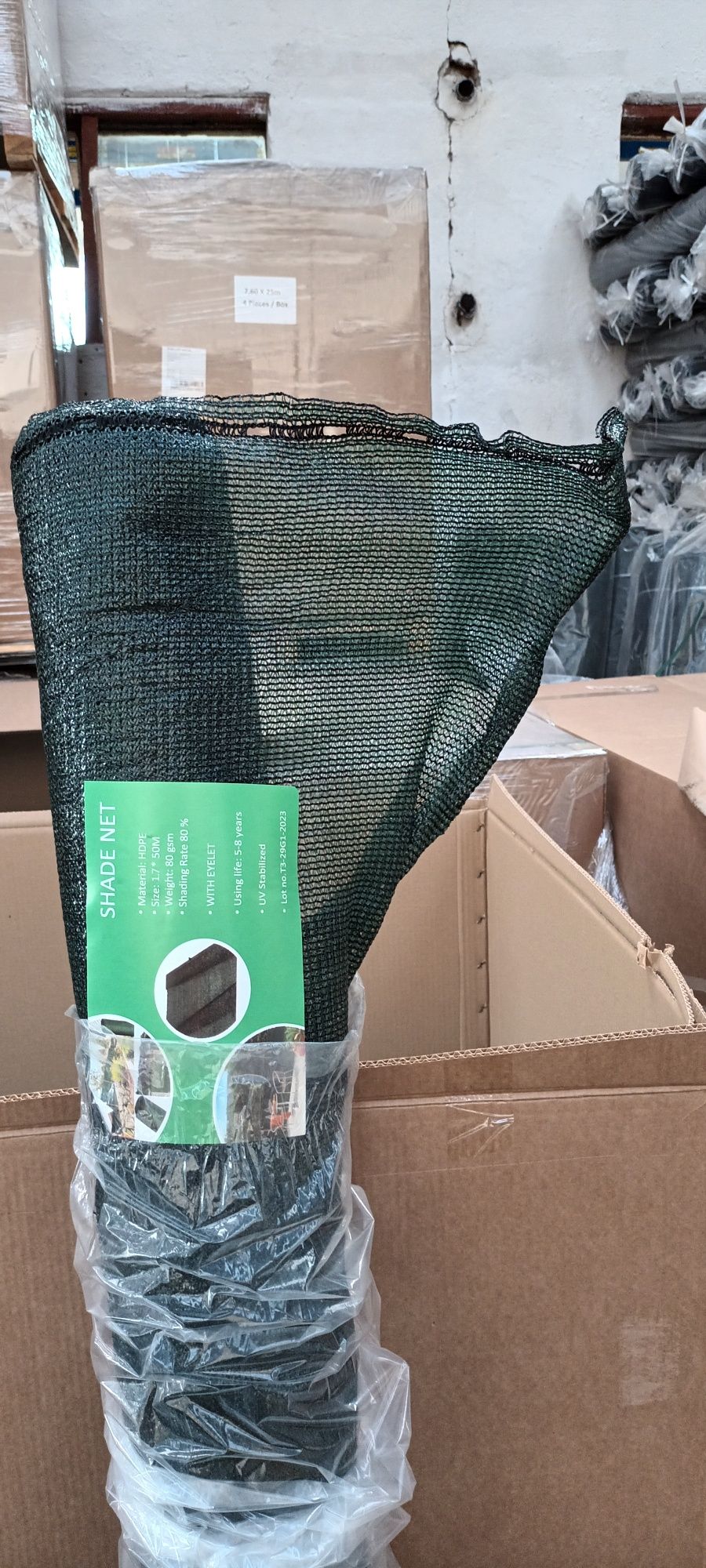 Plasa verde  umbrire 50%/ 80%/90%/95  Tiv intarit Diferite dimensiuni