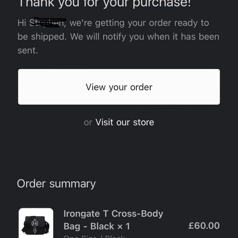 Trapstar messenger bag