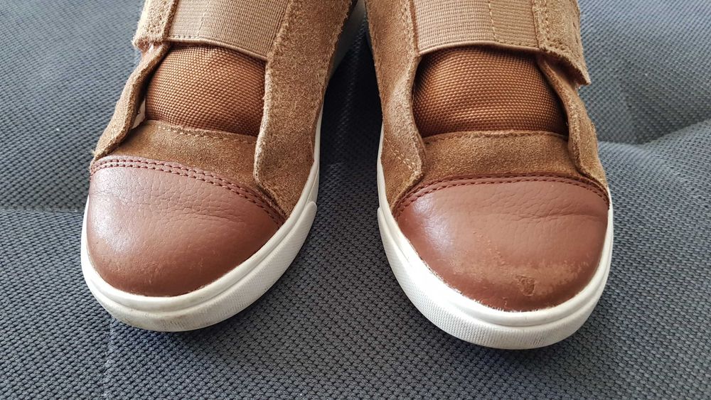 Pantofi sport din piele și piele întoarsă UGG 30
