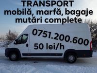 Servicii de transport marfa, relocari