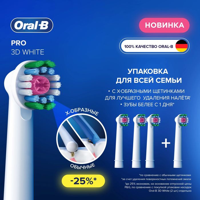 Сменные насадки для Oral B. Оригинал