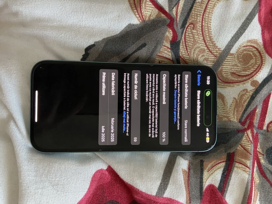 Vand iphone 16 turcoaz 128 gb
