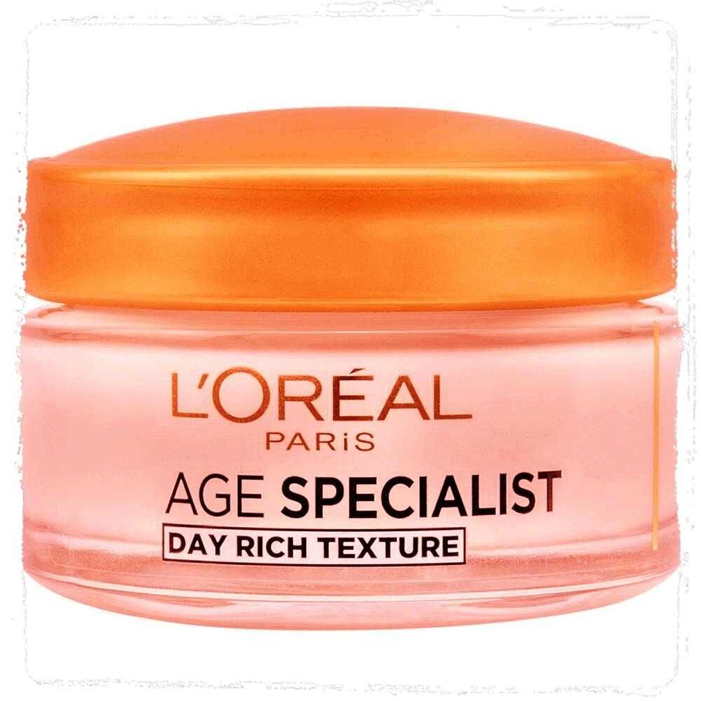 Комплект 2 броя крем L'Oréal 55+, 1 брой Маска за лице Age Specialist