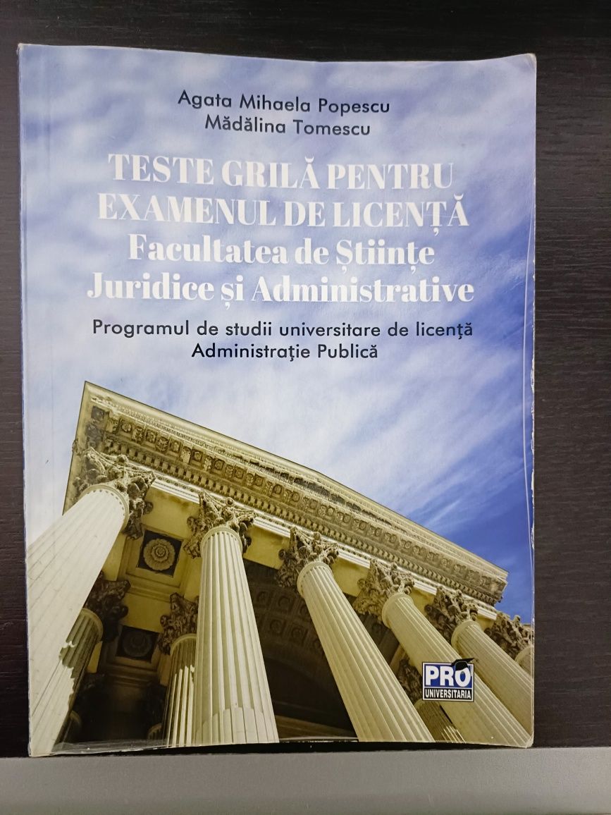 Examen licență administrație publica