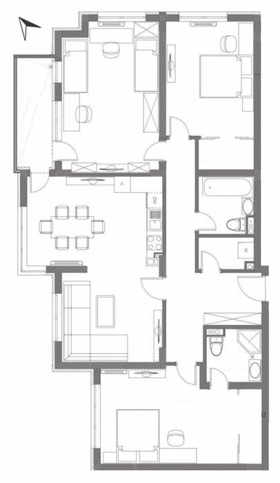 Продава се Четиристаен апартамент в София, Кръстова вада - 159 кв.м за 2343 €/кв.м - Снимка #1