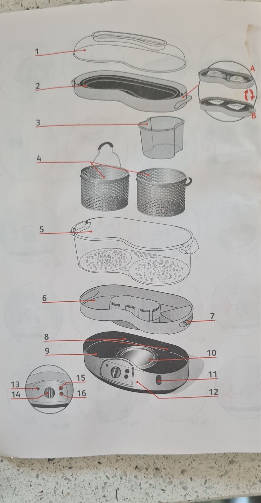 Уред за готвене на пара Тефал vita cusine
