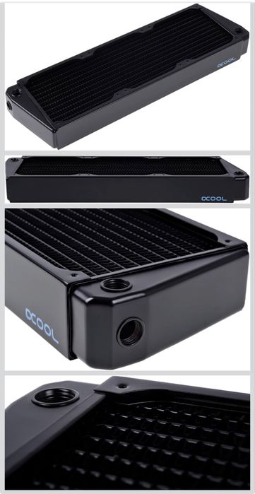 Alphacool XT45 Full Copper X-Flow Radiator 420mm Воден Радиатор