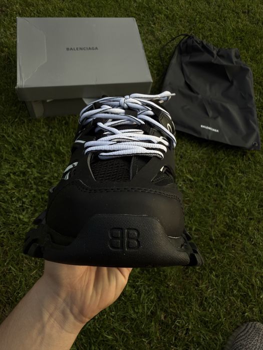 Adidasi Balenciaga Track Black And White / Premium / 2025