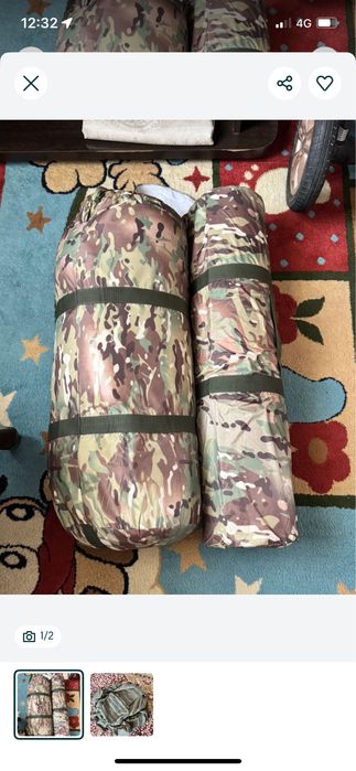 Каремат и спальный мешок