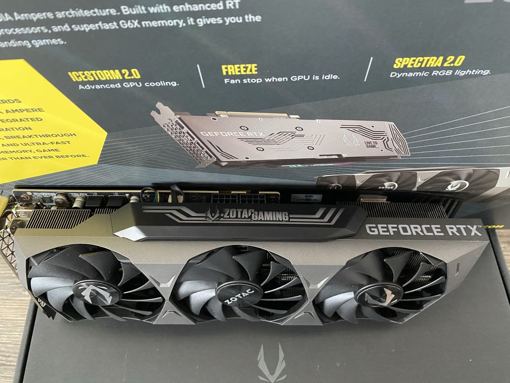 Видео карта ZOTAC 3070 Ti 8GB