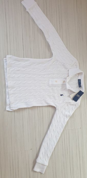 POLO Ralph Lauren Cable Pima Cotton  S  НОВО!  ОРИГИНАЛ Дамски Пуловер