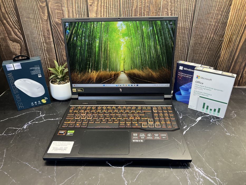 Асер Nitro V16 | Ryzen 5-8645HS | 16GB | RTX4050 — идеальный вариант