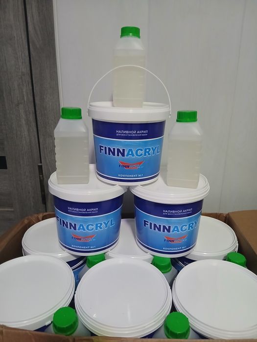 Эмалировка ванн. Наливной акрил для рестоврации ванн.