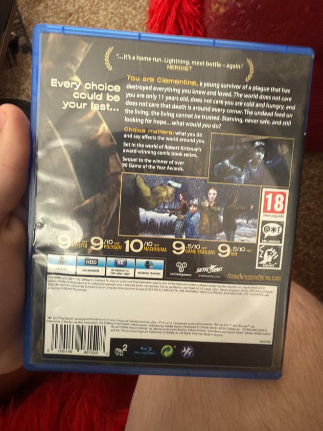 The walking dead season two ps4
