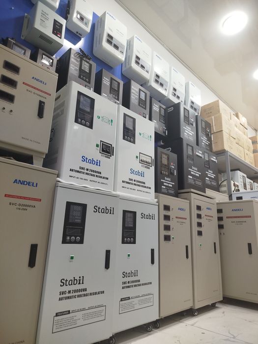 Stabilizator Stabil 30kva Relenniy 45 voltdan koʻtaradigan
